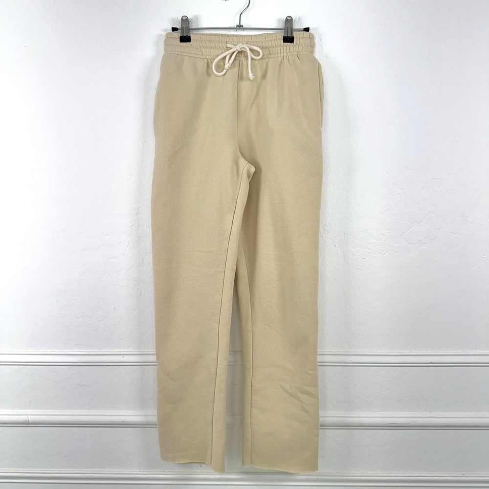 Out From Under Sweatpants Women XS Beige Straight Leg Joggers Urban Outfitters
